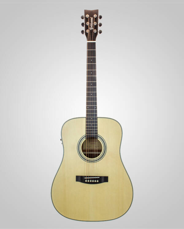 Goldwood Dreadnought Eq Natural Satinata GW-PS-DE-NS con Custodia