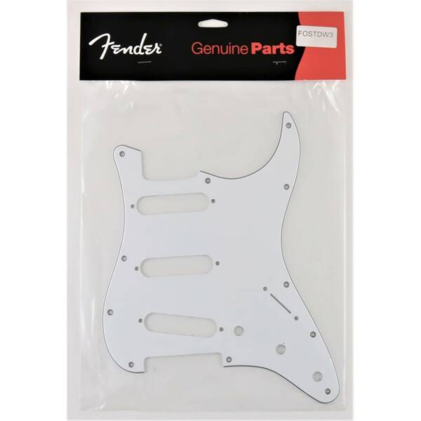 FENDER 099-1360-000 BATTIPENNA STRATOCASTER STANDARD BIANCO 3 STRATI