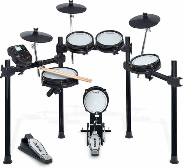 Alesis Surge SE Kit – Batteria Elettronica con Pelli Mesh, Connettività USB MIDI